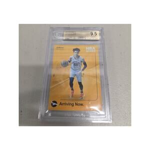 2019-20 Panini NBA Hoops "Arriving Now" Ja Morant Rookie Insert (#12)